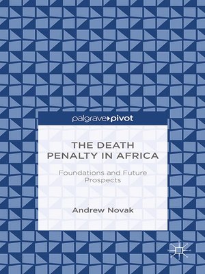 cover image of The Death Penalty in Africa